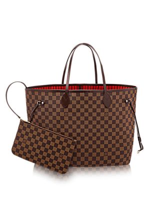#N41357 Louis Vuitton 2015 Neverfull Damier Canvas GM handbag