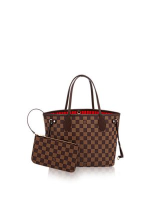 #N41359 Louis Vuitton 2015 Neverfull Damier Canvas PM Handbag