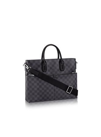 #N41564 Louis Vuitton 2015 Damier Graphite Laptop Bag