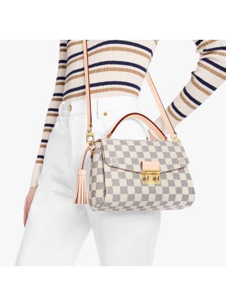 #N41581 Louis Vuitton Damier Azur Croisette Bag