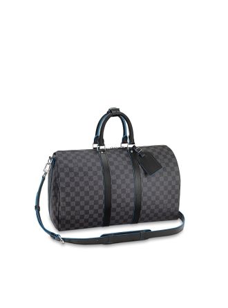 #N42435 Louis Vuitton 2018 Keepall Bandouliere 45-Neon
