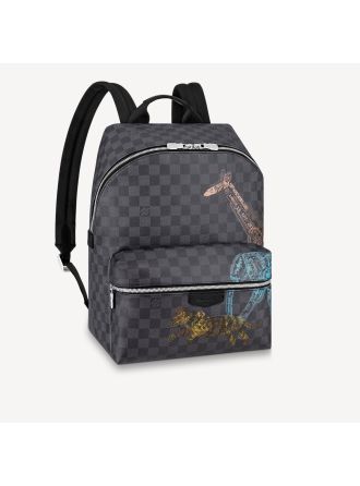 #N45275 Louis Vuitton Damier Graphite Discovery Backpack