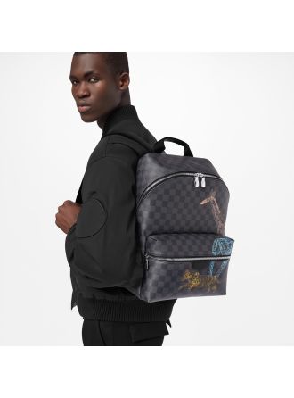 #N45275 Louis Vuitton Damier Graphite Discovery Backpack
