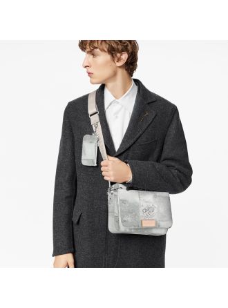 #N50068 Louis Vuitton Damier Salt Canvas Trio Messenger-Stone Gray