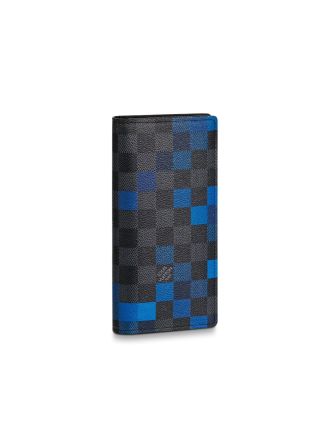 #N60162 Louis Vuitton 2019 Damier Graphite Canvas Brazza Wallet