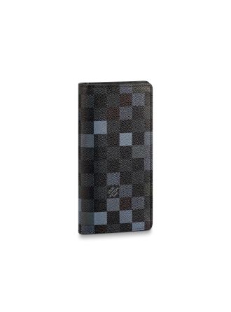 #N60163 Louis Vuitton 2019 Damier Graphite Canvas Brazza Wallet