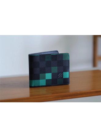 #N60182 Louis Vuitton 2019 Damier Graphite Canvas Slender Wallet