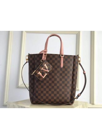 #N60296 Louis Vuitton Damier Ebene Belmont MM-Pink