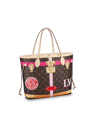 M41390 Louis Vuitton 2018 Premium Resort Monogram Neverfull MM
