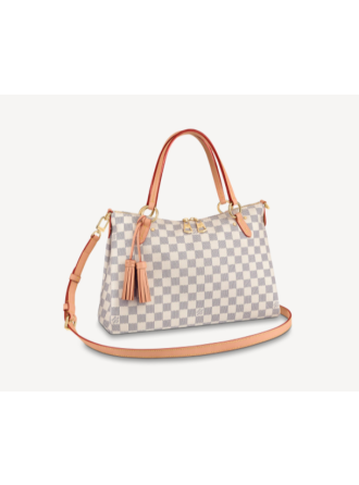 #N40022 Louis Vuitton Damier Azur Lymington Zipped Tote